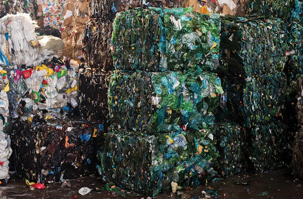 recycled post-consumer plastics (PCP)